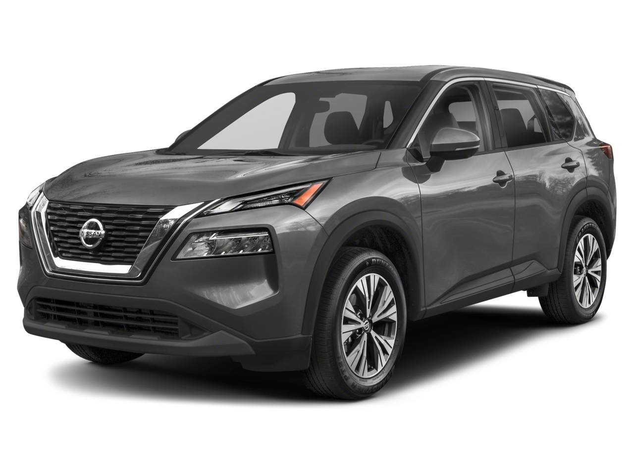 2023 Nissan Rogue SV in Scarlet Ember Tintcoat — front three-quarter view