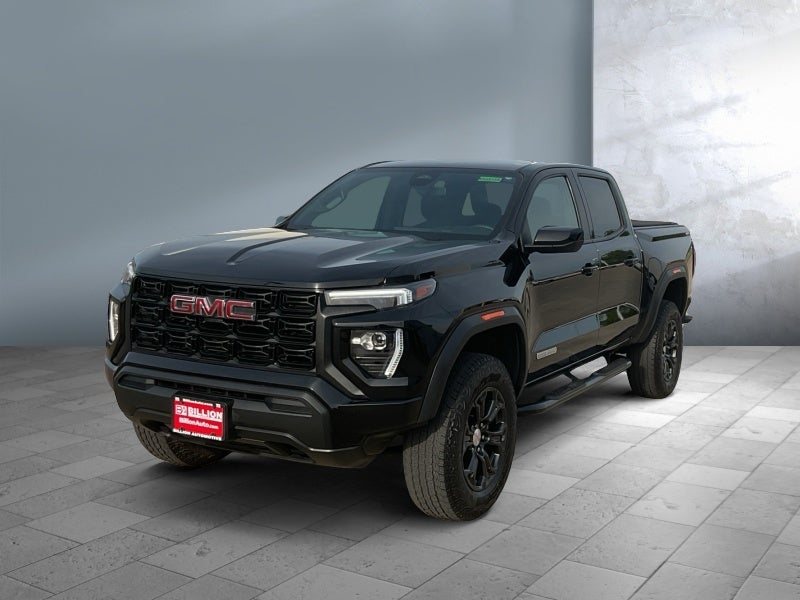 2023 GMC Canyon 4WD Elevation in Onyx Black — front three-quarter view
