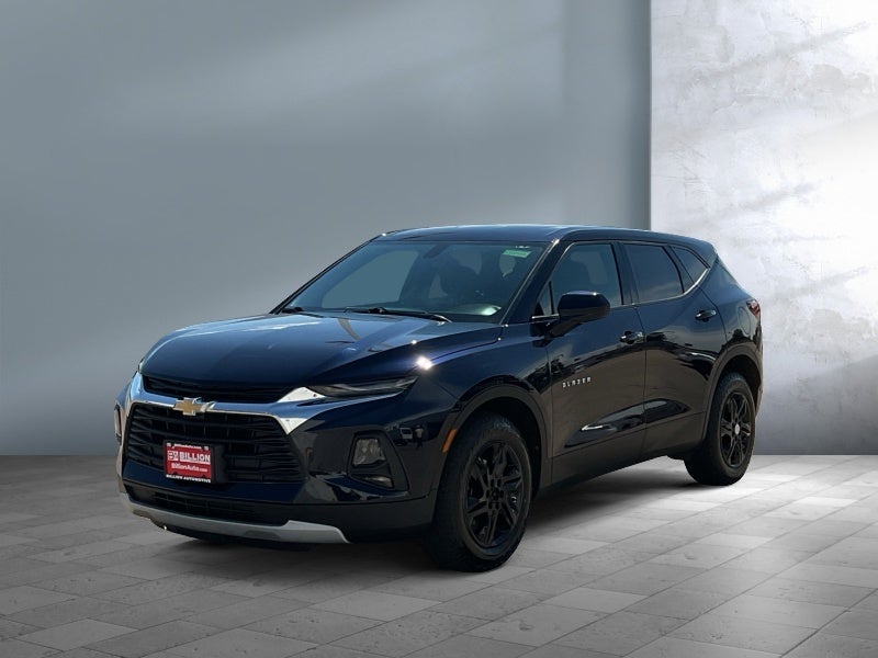 2020 Chevrolet Blazer LT in Midnight Blue Metallic — front three-quarter view