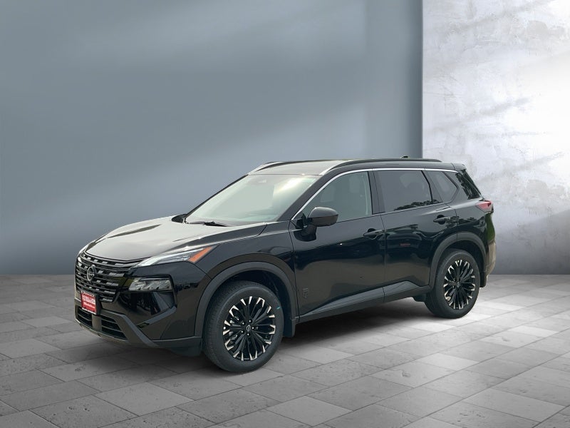 2026 Nissan Rogue Dark Armor in Black — front three-quarter view